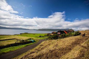 Farm houses in the Faroe Islands