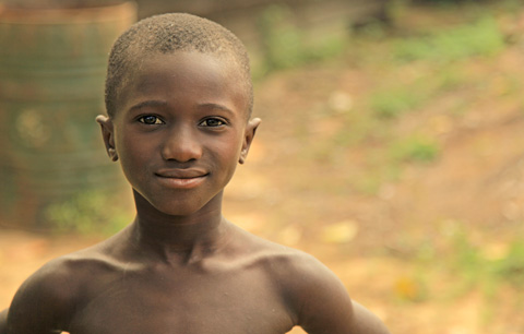 Young boy Botapasi Surinam