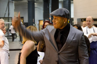 LL Cool J at Muhammad Ali's seventieth birthday party in vegas